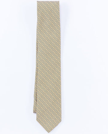 Light Orange Tie 100% Silk